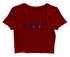 G.O.A.T. God over all things Christianity Womens Crop Tops